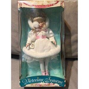 Victorian Seasons Porcelain Doll – Winter Edition – “Key to My Heart” – NIB
